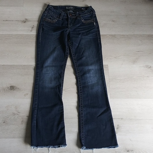 Silver Suki‎ Mid Boot Embroidered Jeans raw ham - Picture 4 of 16
